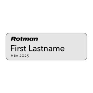 Rotman Badges