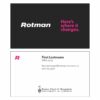 Rotman Business Card
